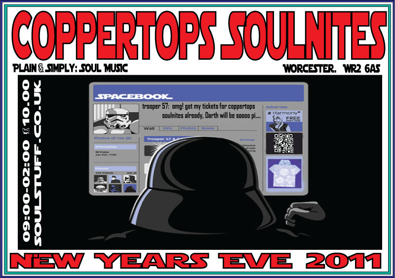 Coppertops December 31st New Years Eve Soul Party 2011