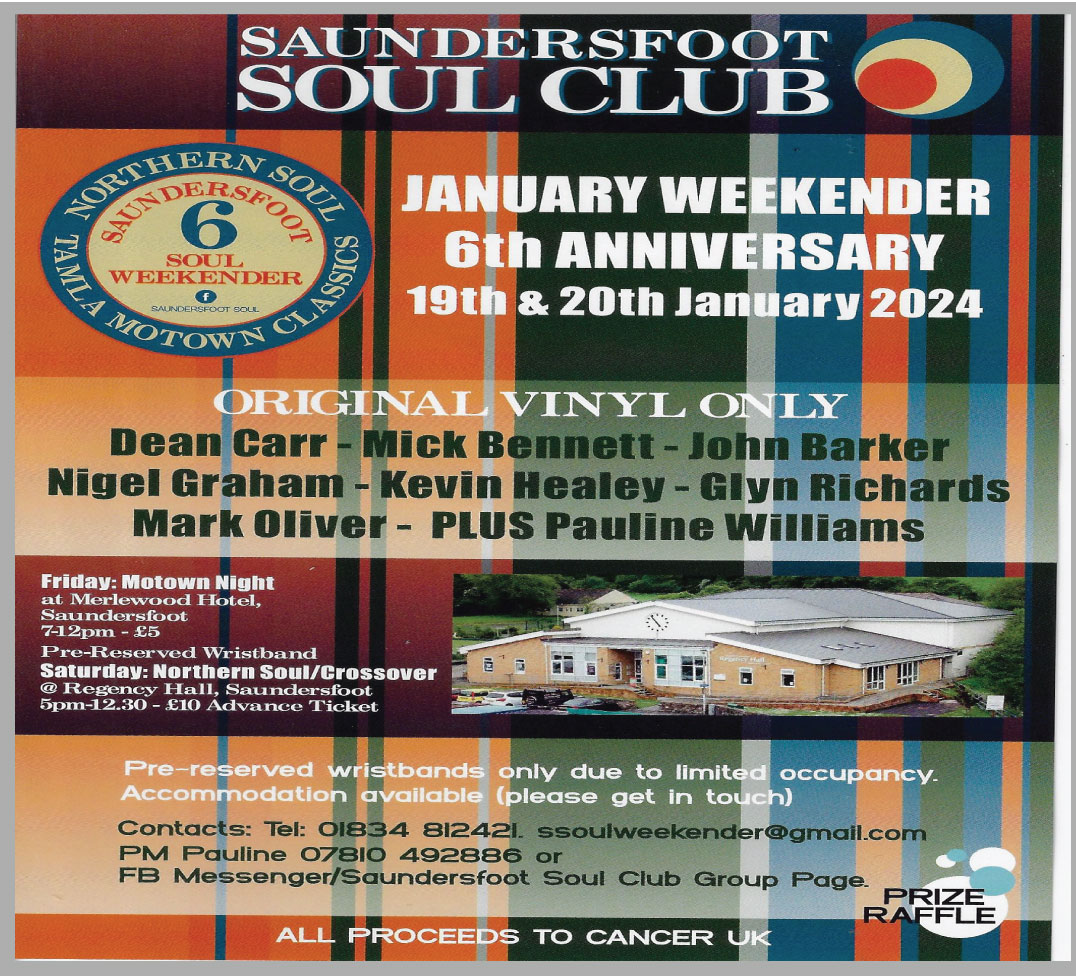 Saunderfoot Soul Weekender